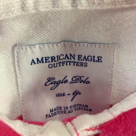 American Eagle Outfitters Polo Dress Broad Stripe Collared Button Neck Girl's - Picture 3 of 4